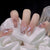 12 Sizes-24 Pcs Press On Nails Z492