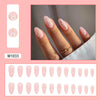 12 Sizes-24 Pcs Press On Nails W1001