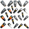12 Sizes-24 Pcs Press On Nails Y1165