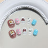 12 Sizes-24 Pcs Press On Nails K026