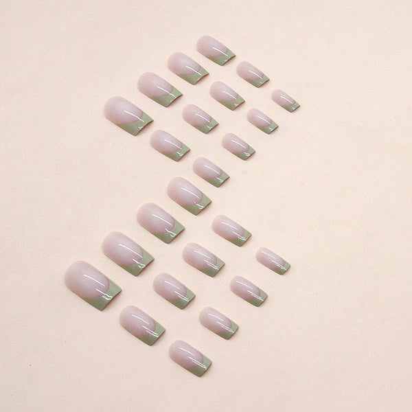 12 Sizes-24 Pcs Press On Nails W1193