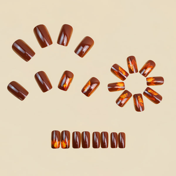 12 Sizes-24 Pcs Press On Nails Y1622