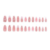 12 Sizes-24 Pcs Press On Nails Z1284