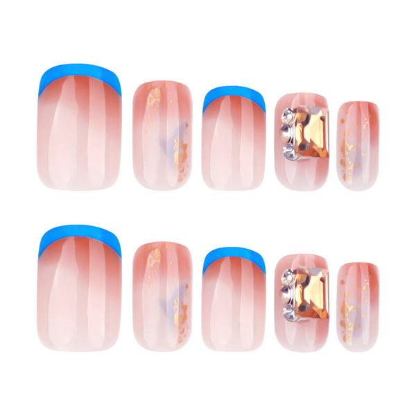 12 Sizes-24 Pcs Press On Nails GN051