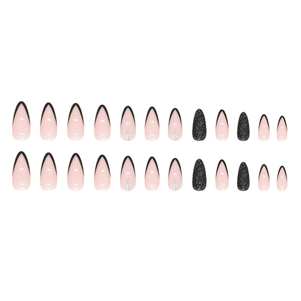 12 Sizes-24 Pcs Press On Nails W270