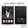 12 Sizes-24 Pcs Press On Nails C1287