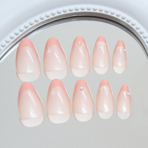 12 Sizes-24 Pcs Press On Nails Z1002