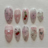 12 Sizes-24 Pcs Press On Nails JP3404