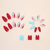 12 Sizes-24 Pcs Press On Nails W428