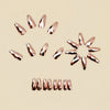 12 Sizes-24 Pcs Press On Nails Y1613