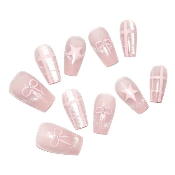 12 Sizes-24 Pcs Press On Nails nail-accessory