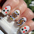 12 Sizes-24 Pcs Press On Nails Y1003