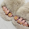 12 Sizes-24 Pcs Press On Nails F029