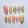 12 Sizes-24 PcsPress On Nails W2050