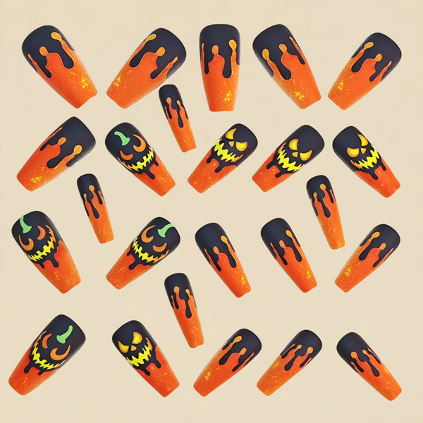 12 Sizes-24 Pcs Press On Nails Y1104