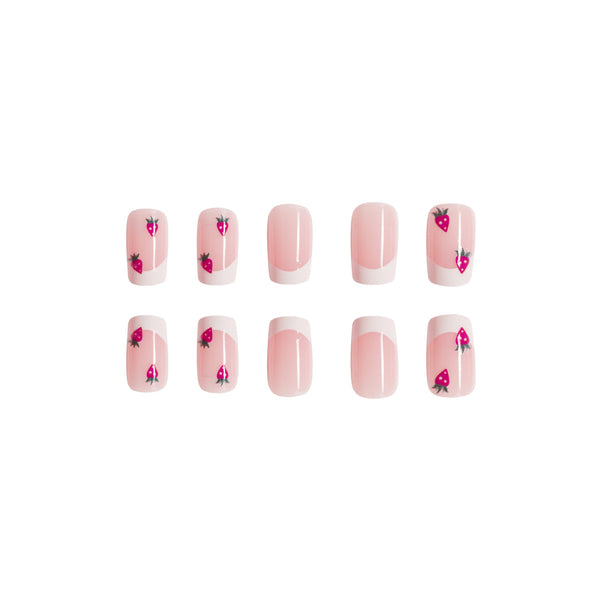 12 Sizes-24 Pcs Press On Nails C267