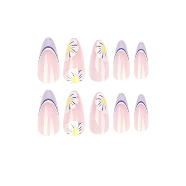 12 Sizes-24 Pcs Press On Nails JP1483