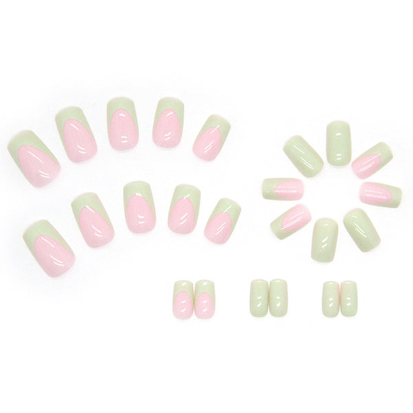 12 Sizes-24 Pcs Press On Nails W176