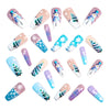 12 Sizes-24 Pcs Press On Nails Y1323