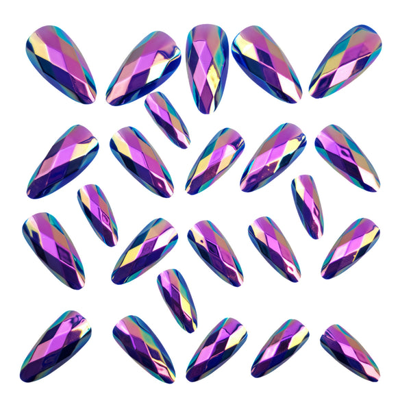 12 Sizes-24 Pcs Press On Nails Y1335