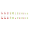 12 Sizes-24 Pcs Press On Nails W438