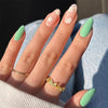 12 Sizes-24 Pcs Press On Nails C322