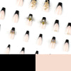 12 Sizes-24 Pcs Press On Nails JP2462