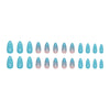 12 Sizes-24 Pcs Press On Nails W1000