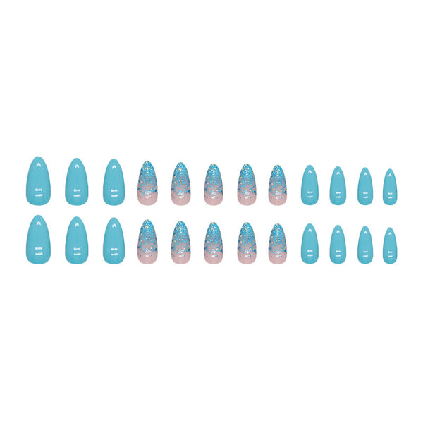12 Sizes-24 Pcs Press On Nails W1000