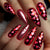 12 Sizes-24 Pcs Press On Nails Y1765