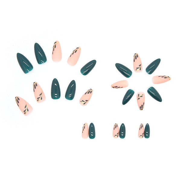 12 Sizes-24 Pcs Press On Nails W257