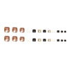 12 Sizes-24 Pcs Press On Nails F061
