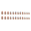 12 Sizes-24 Pcs Press On Nails W489