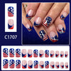 12 Sizes-24 Pcs Press On Nails C1707