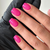 Glossy Medium Pink Press on Nails