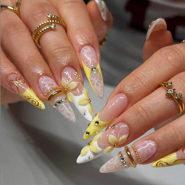 12 Sizes-24 Pcs Press On Nails TY-918
