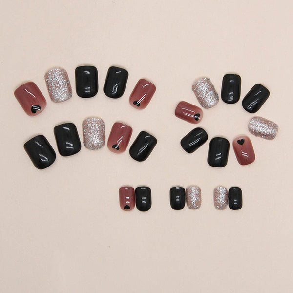 12 Sizes-24 PcsPress On Nails R801