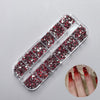 Mini Micro Nail Rhinestones – Ultra Small Acrylic Flatback Irregular Gems for Press-On Nails & Nail Art