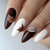 12 Sizes-24 Pcs Press On Nails Z1022