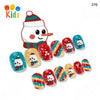 Mini Press On Nails For Kids 24Pcs-12Size