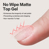 15ml No Wipe Matte Top Coat Gel