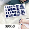 12 Sizes-24 Pcs Press On Nails 1QD041