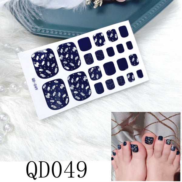 12 Sizes-24 Pcs Press On Nails 1QD041