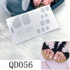 12 Sizes-24 Pcs Press On Nails 1QD041