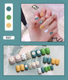 12 Sizes-24 Pcs Press On Nails R001
