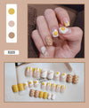 12 Sizes-24 Pcs Press On Nails R001