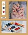 12 Sizes-24 Pcs Press On Nails R001