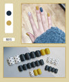 12 Sizes-24 Pcs Press On Nails R001