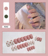 12 Sizes-24 Pcs Press On Nails R001