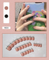 12 Sizes-24 Pcs Press On Nails R001